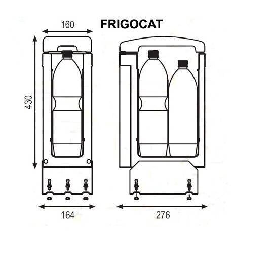 Термоэлектрический автохолодильник Indel B Frigocat 12V