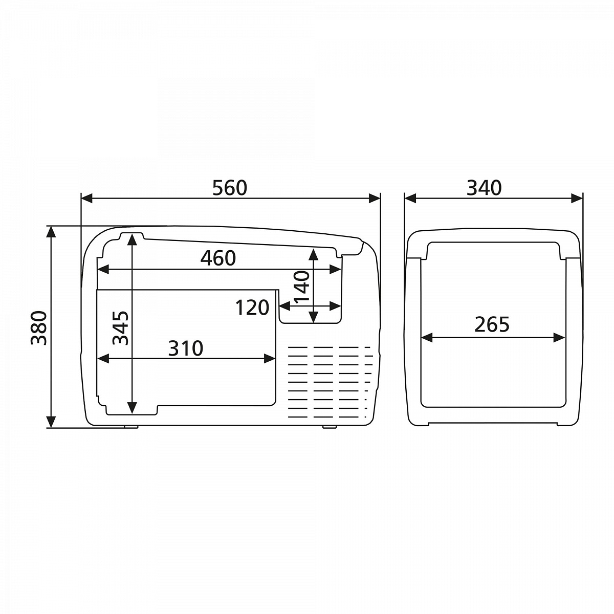 Автохолодильник компрессорный Dometic CDF 36