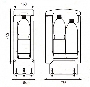 Термоэлектрический автохолодильник Indel B Frigocat 24V