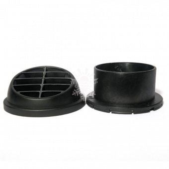 Решетка Ф 90 мм (жалюзи поворотные, дефлектор)