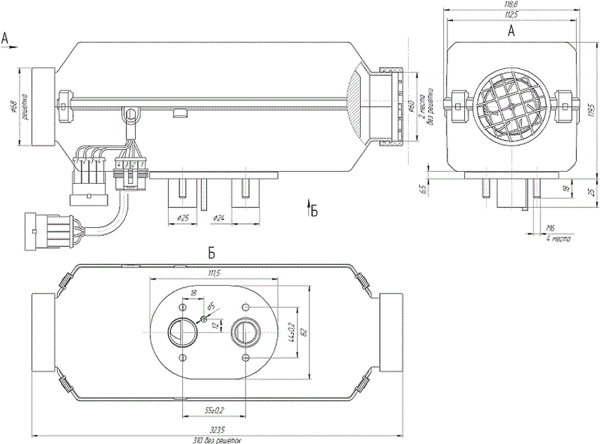 ПЛАНАР-2D-24-S (2 кВт)