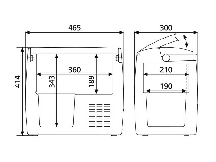 Автохолодильник компрессорный Dometic CDF 18