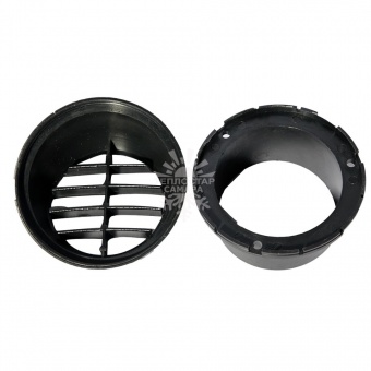 Решетка Ф 90 мм (жалюзи поворотные, дефлектор)