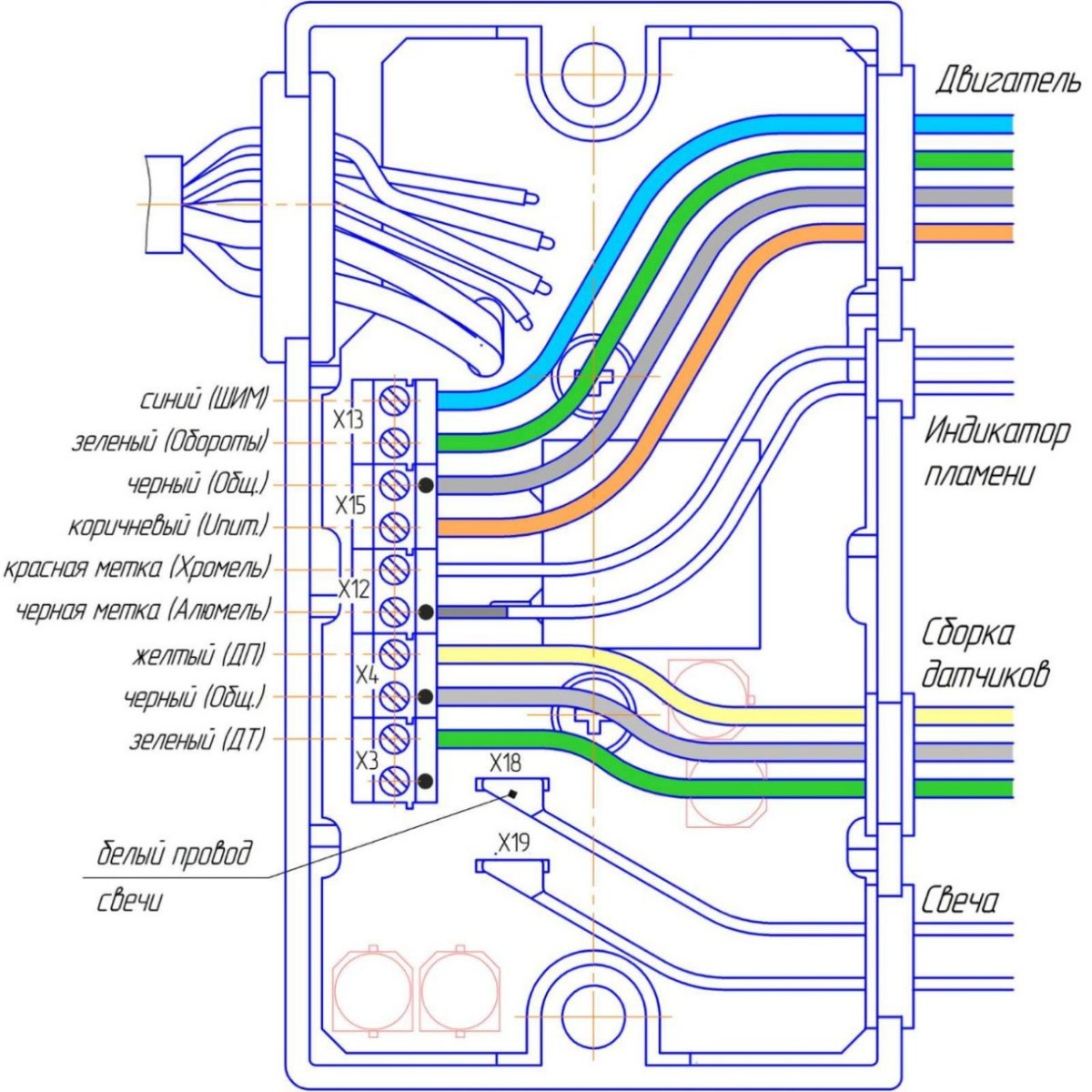 Блок управления 12В сб. 6319